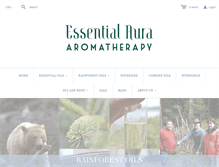 Tablet Screenshot of essentialaura.com